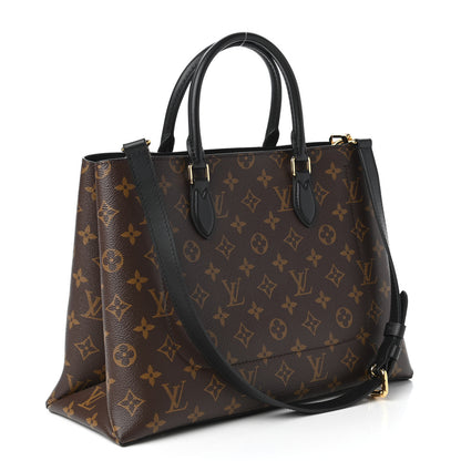 Louis Vuitton Monogram Flower Tote Black 3 of 11