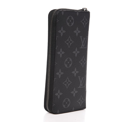 Louis Vuitton Monogram Eclipse Vertical Zippy Wallet 2 of 5