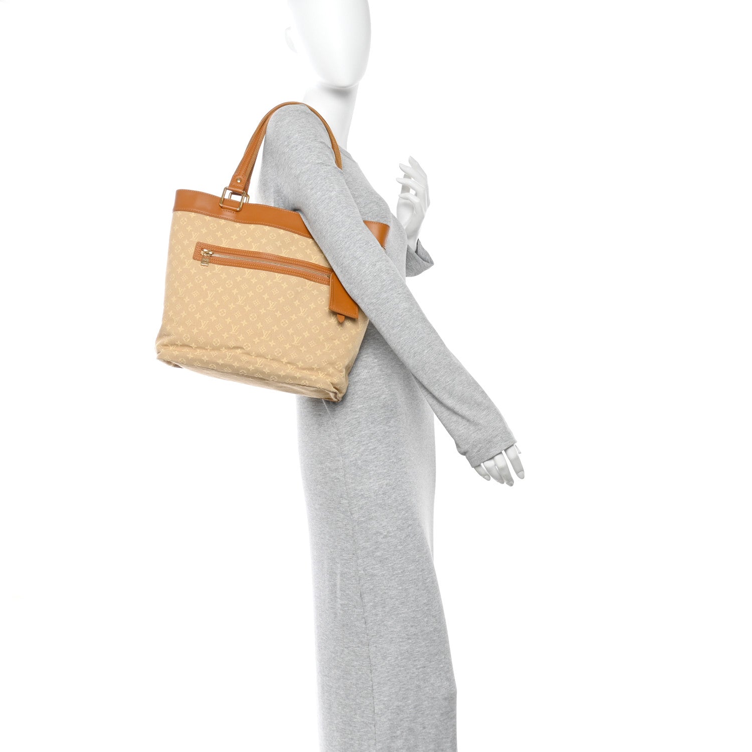Louis Vuitton Mini Monogram Lucille GM Beige 2 of 9