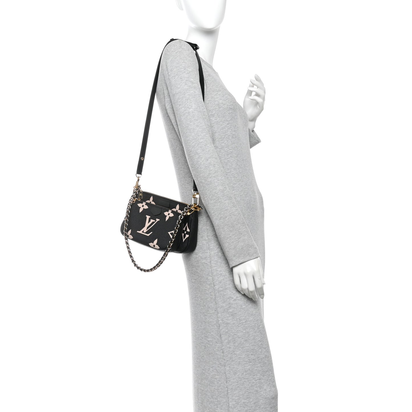 Empreinte Monogram Giant Multi Pochette Accessories Black Beige