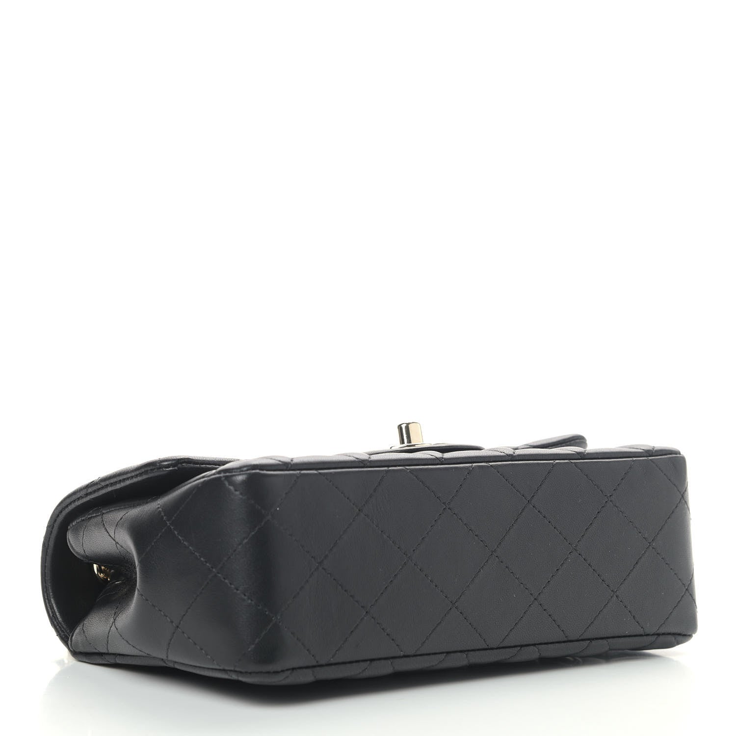 Chanel Lambskin Quilted Mini Coco Charms Rectangular Flap Black 4 of 8