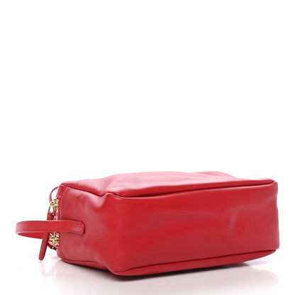 Mansur Gavriel Calfskin Double Zip Crossbody Flamma 3 of 6