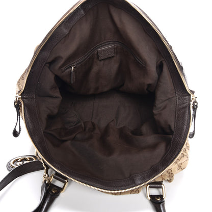 Gucci Monogram Medium Sukey Boston Bag Dark Brown 5 of 7