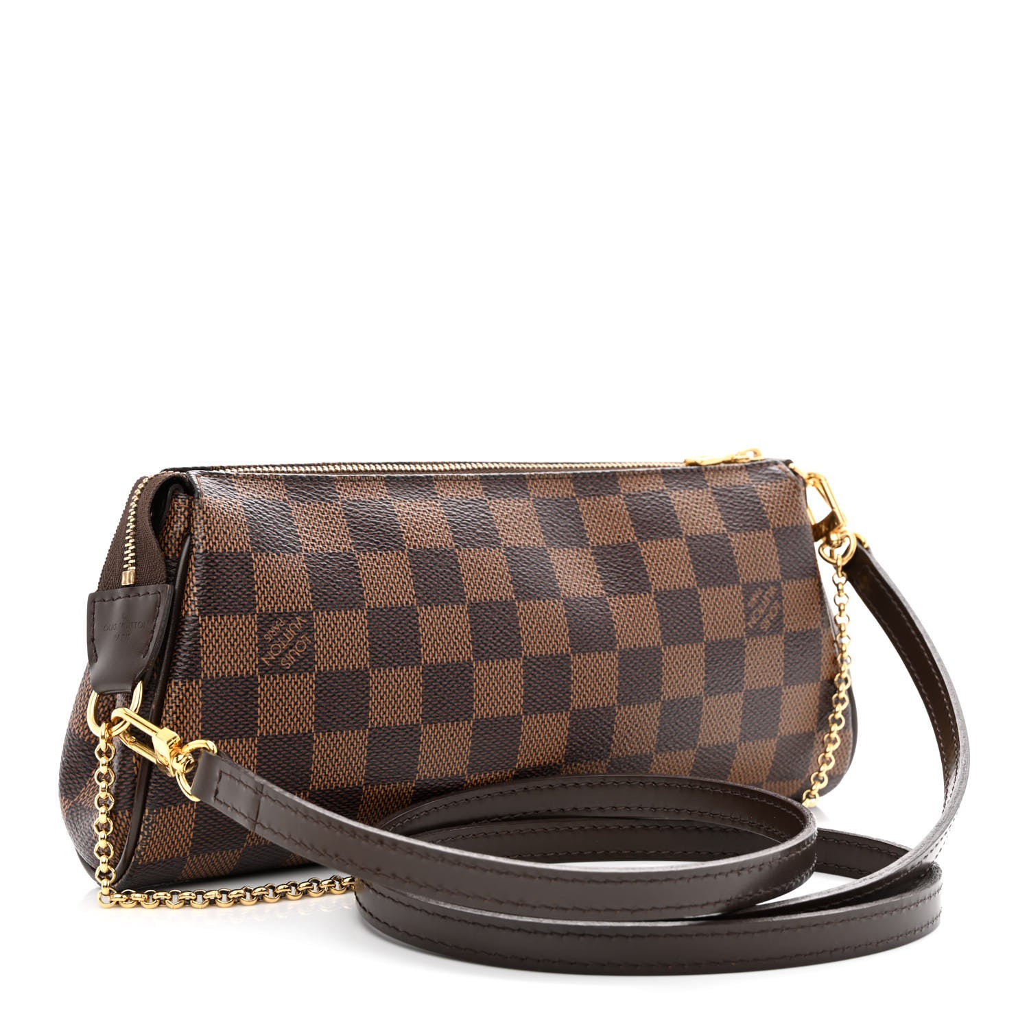 Louis Vuitton Damier Ebene Eva Clutch 3 of 14