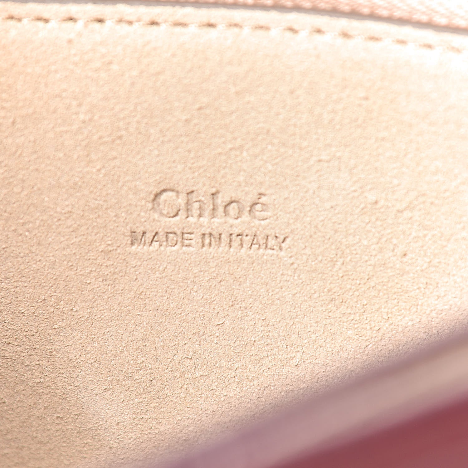 Chloe Calfskin Suede Medium Faye Shoulder Bag Plum Purple 6 of 11