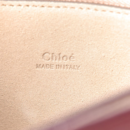 Chloe Calfskin Suede Medium Faye Shoulder Bag Plum Purple 6 of 11