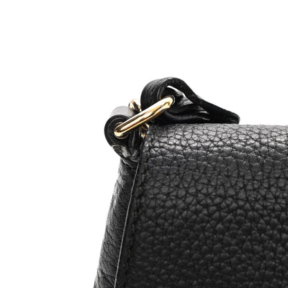 Gucci Pebbled Calfskin Medium Soho Flap Crossbody Black 14 of 16