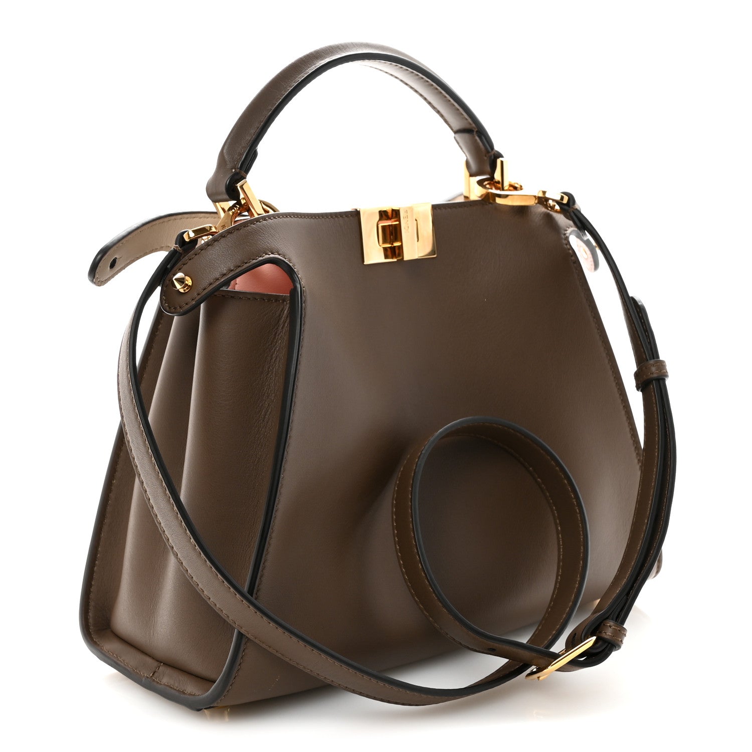 Fendi Vitello Tahiti Burro Bi-Color Medium Peekaboo Iconic