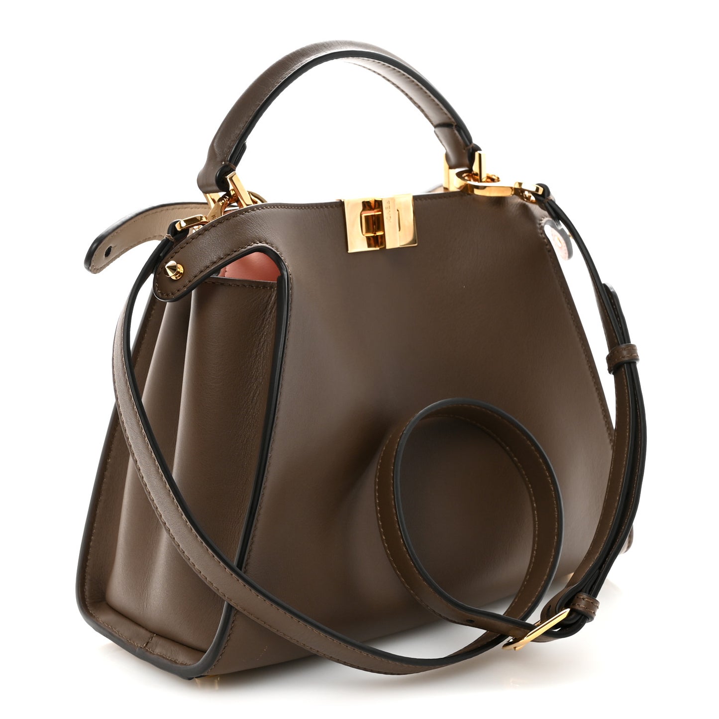 Vitello Tahiti Burro Bi-Color Medium Peekaboo Iconic Essentially Satchel Maya Camelia Confetto