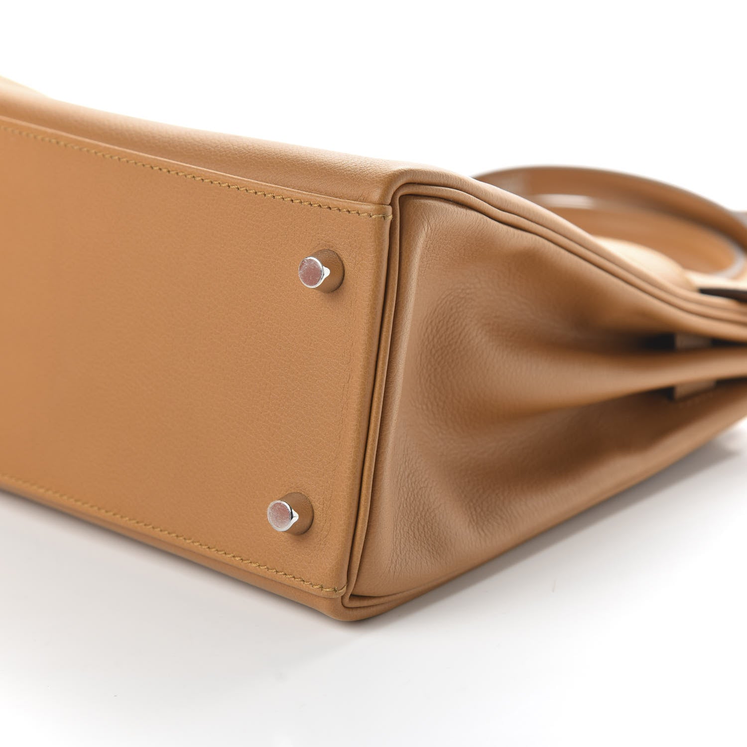 Hermes Evercolor Verso Kelly Retourne 28 Caramel Rose D'Ete 7 of 11