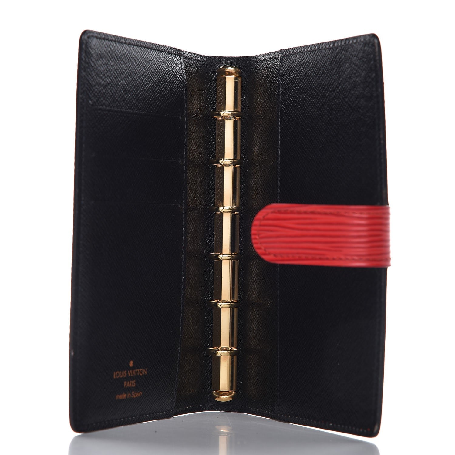 Louis Vuitton Epi Small Ring Agenda Cover Castillan Red 5 of 8
