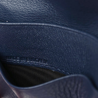 Jimmy Choo Calfskin Crystal Cheri Charm Case Wallet Navy Blue 9 of 9