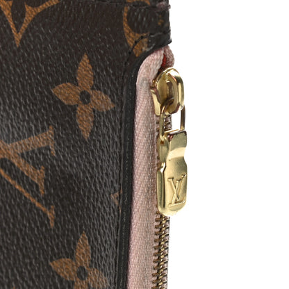 Louis Vuitton Monogram Neverfull MM GM Pochette Rose Ballerine 13 of 13