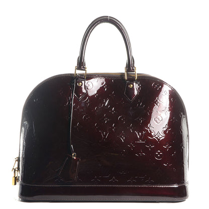 Louis Vuitton Vernis Alma GM Amarante 1 of 7