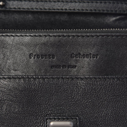 Proenza Schouler Lambskin PS1 Large Chain Wallet Black 6 of 11