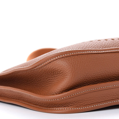 Hermes Taurillon Clemence Evelyne III PM Gold 8 of 9