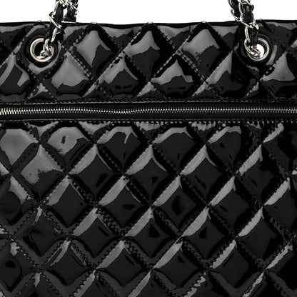 Chanel Patent Quilted Large Chic and Glitter Tote Black 8 of 10