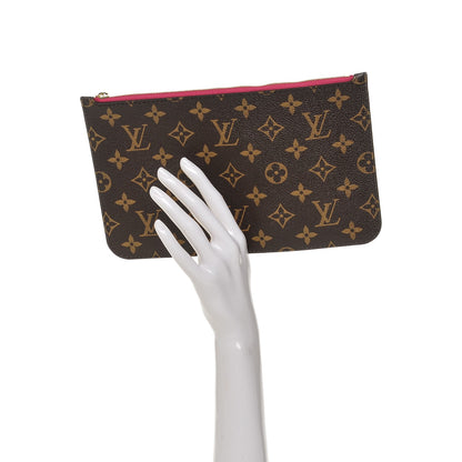 Louis Vuitton Monogram Neverfull MM GM Pochette Pivoine 2 of 6