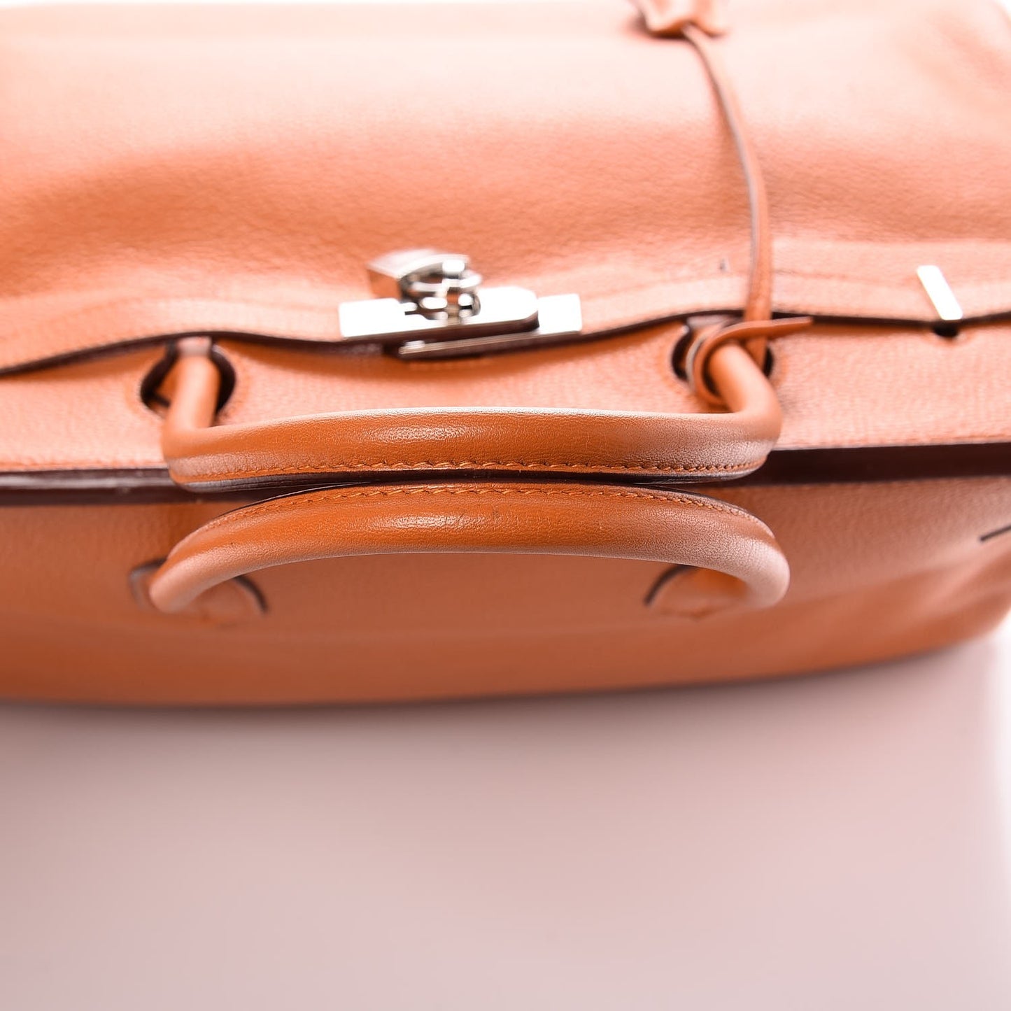 Taurillon Clemence Birkin 40 Orange