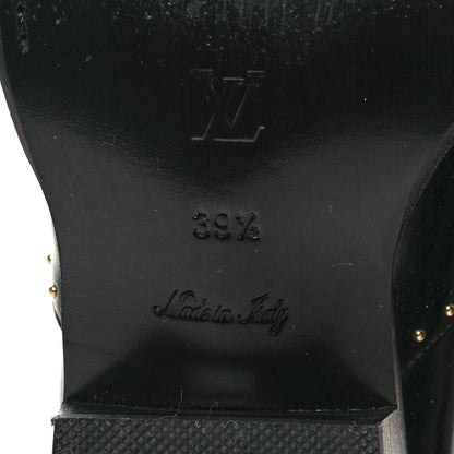 Louis Vuitton Metallic Calfskin Matador Ankle Boots 39.5 Black 7 of 8