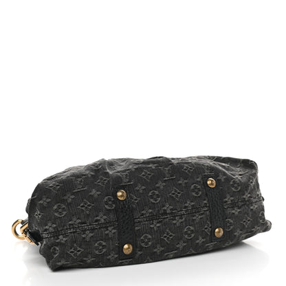 Louis Vuitton Denim Neo Cabby MM Black 4 of 10