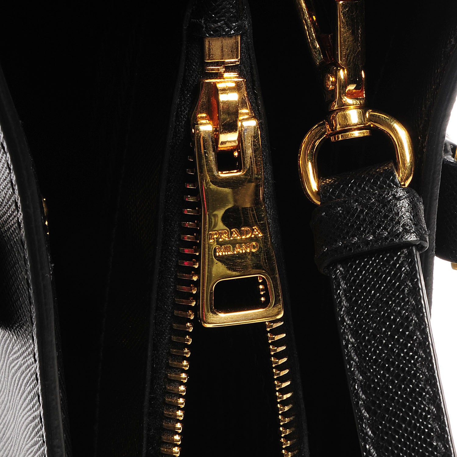 Prada Saffiano Lux Medium Tote Nero Black 8 of 12