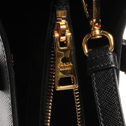 Prada Saffiano Lux Medium Tote Nero Black 8 of 12