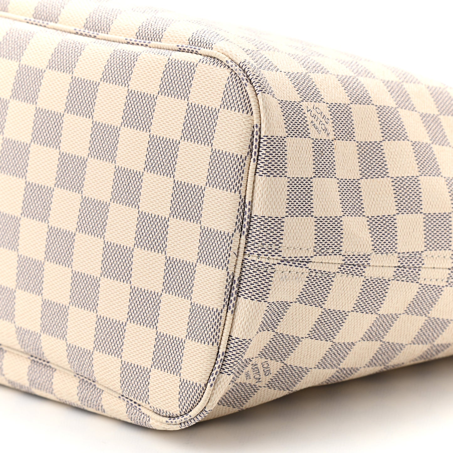 Damier Azur Neverfull MM Rose Ballerine