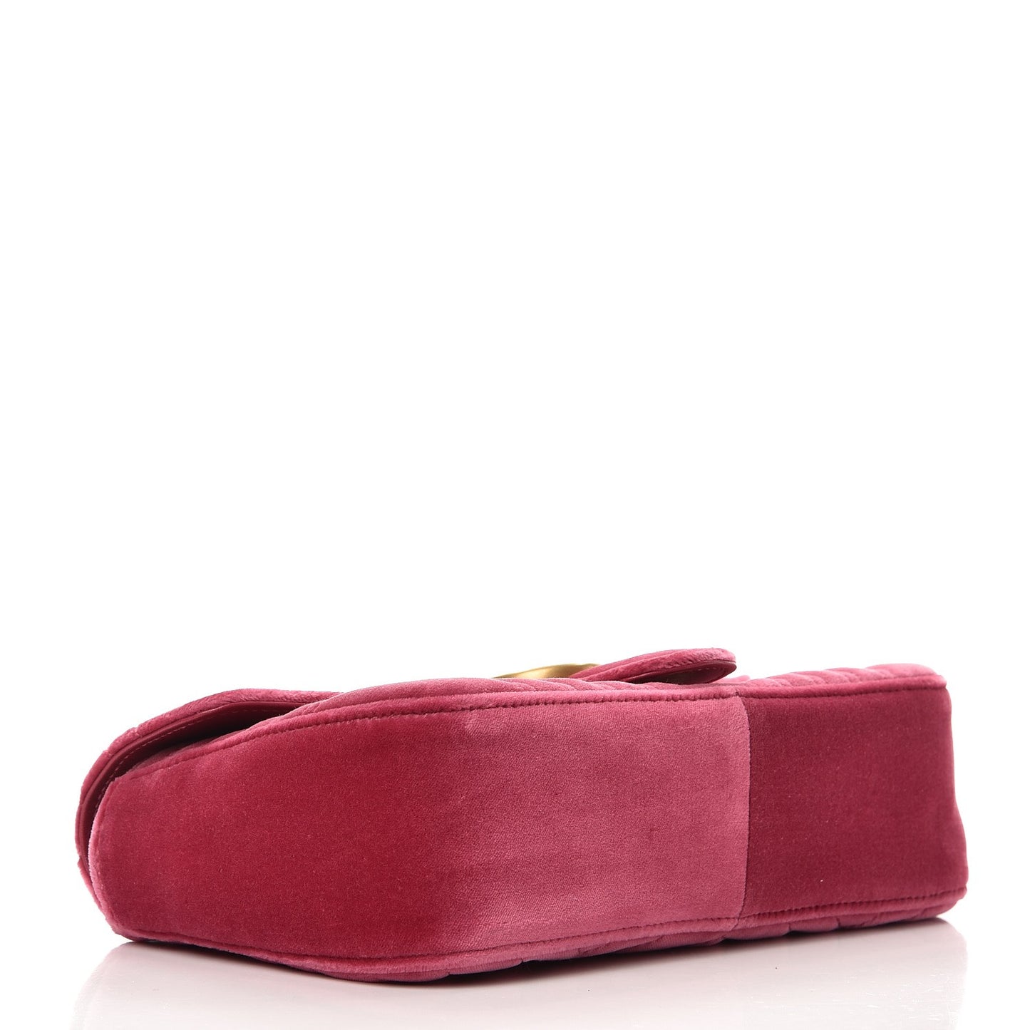 Velvet Matelasse Small GG Marmont Shoulder Bag Light Raspberry Rose