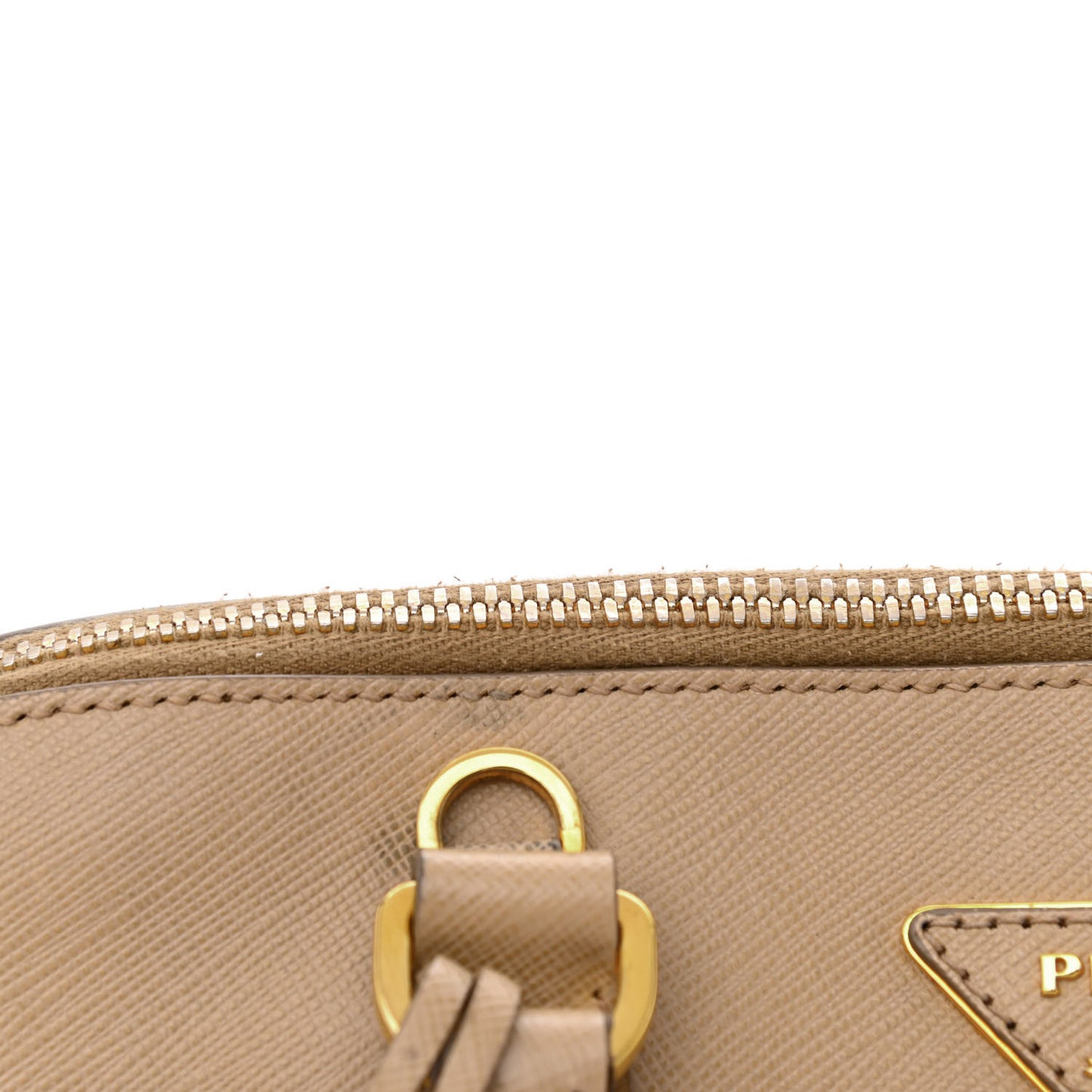 Saffiano Lux Medium Promenade Tote Sabbia
