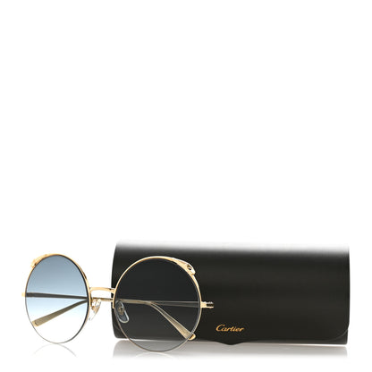 Cartier Panthere De Cartier Round Sunglasses CT0149S Gold 8 of 8