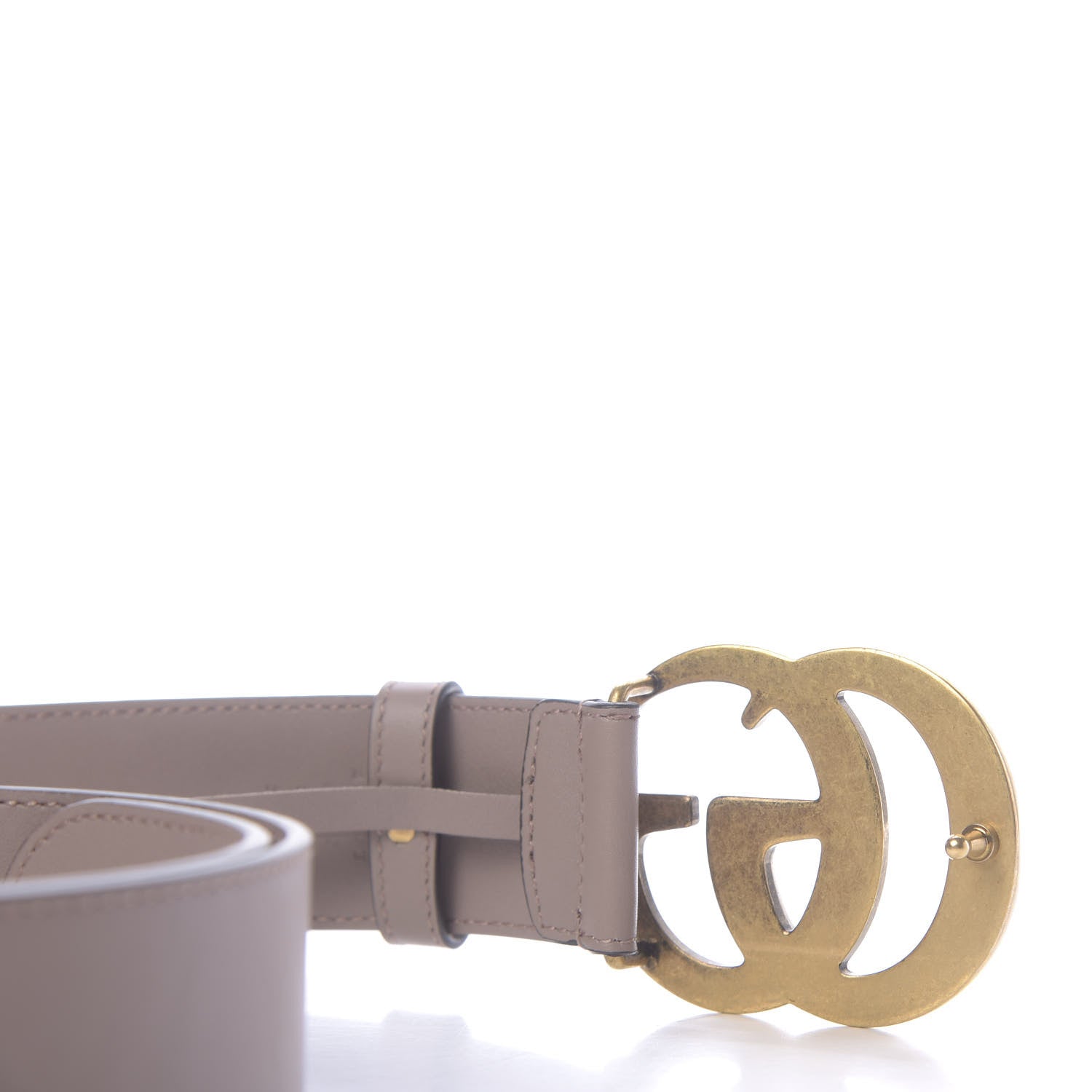 Gucci Calfskin Double G 40mm Belt 85 34 Porcelain Rose 3 of 7