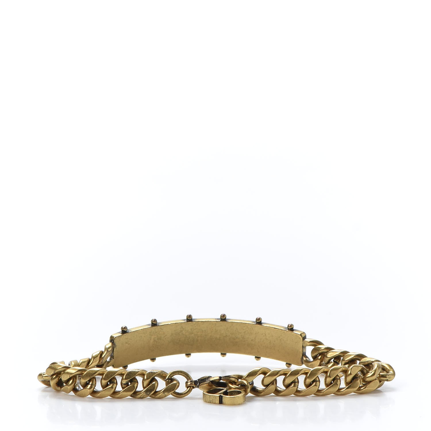 Christian Dior Metal J'Adior Star Chain Bracelet Aged Gold 2 of 4