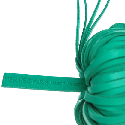 Hermes Lambskin Carmen Tassel Key Holder Menthe 4 of 5