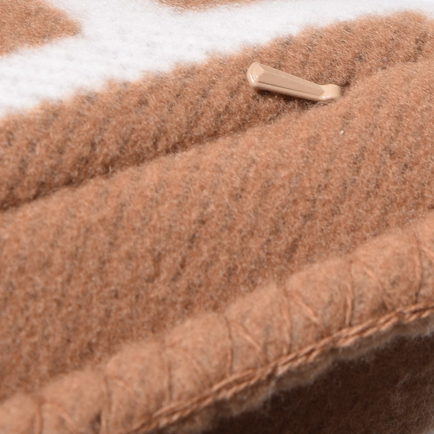 Wool Cashmere Avalon Pillow PM Ecru Camel