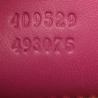 Gucci GG Supreme Monogram Moon Calfskin Small Boston Beige Ebony Hibiscus Red New Rosette 7 of 12