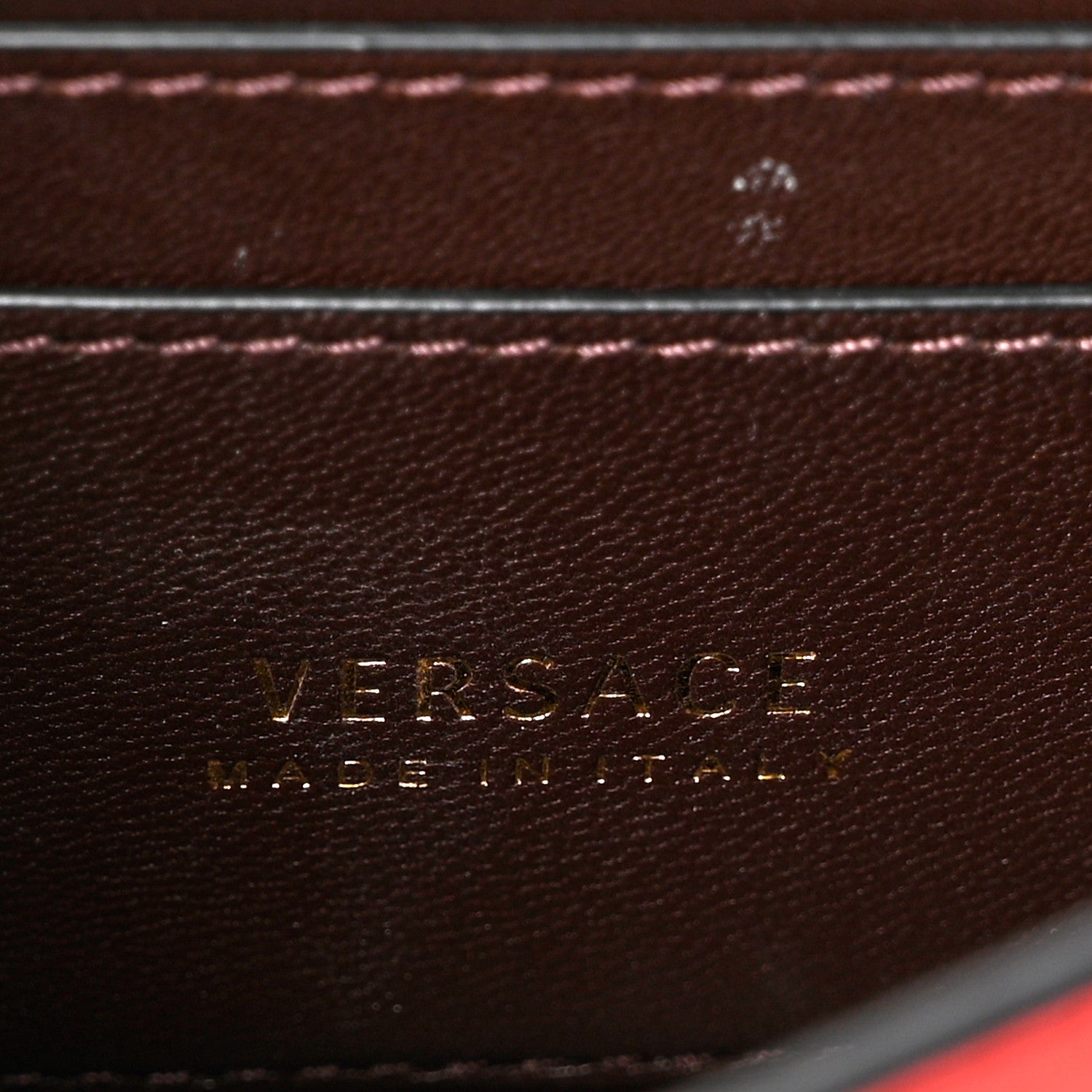 Versace Vitello Virtus Mini Chain Bag Eros Flame Red 6 of 11
