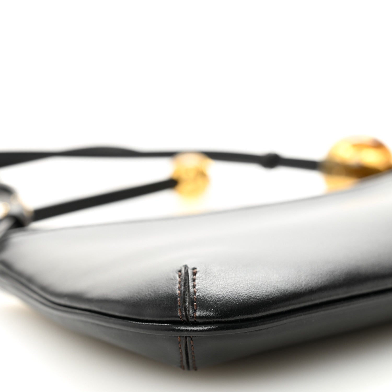 Jacquemus Smooth Calfskin Le Bisou Perle Black 8 of 9