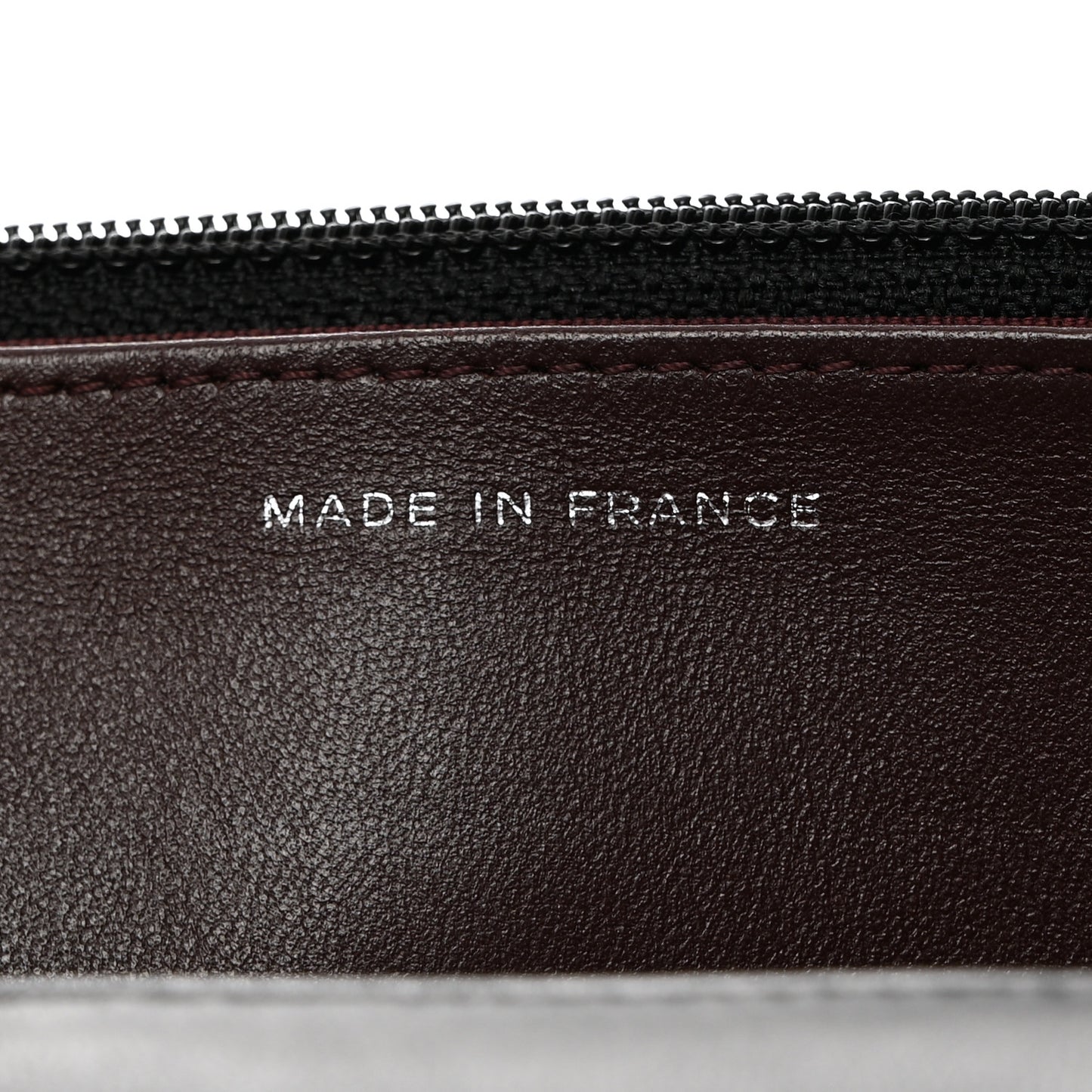 Lambskin Quilted Wallet On Chain WOC Black