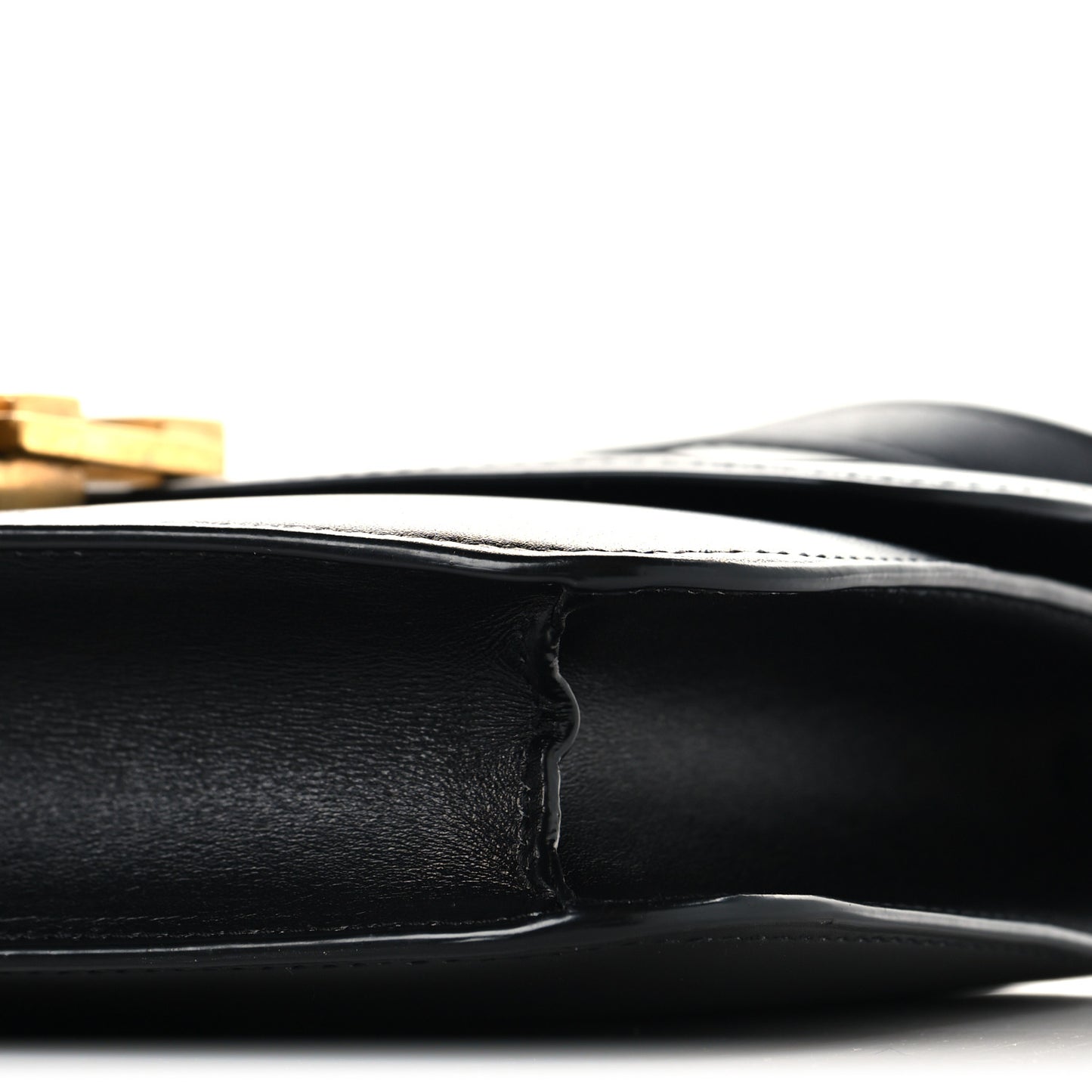 Smooth Calfskin Carre Satchel Black
