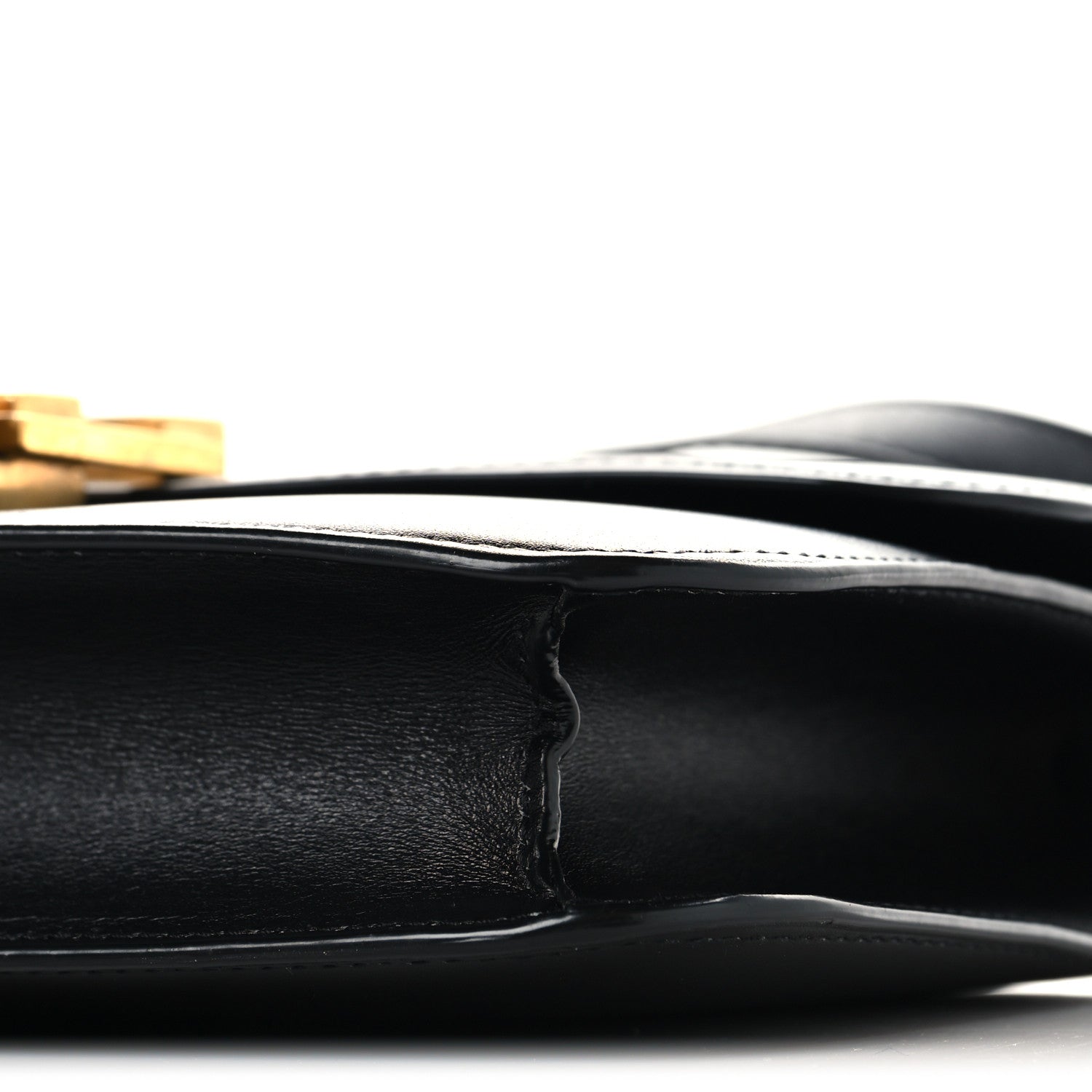 Saint Laurent Smooth Calfskin Carre Satchel Black 9 of 14