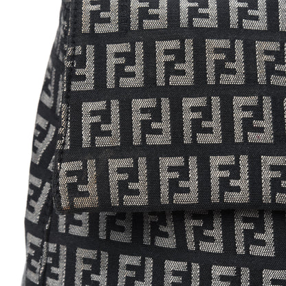 Fendi Zucchino Shoulder Bag Black 18 of 27
