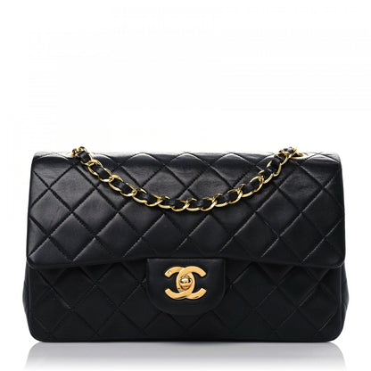Chanel Lambskin Quilted Small Double Flap Black 1 of 19