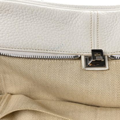 Hermes Taurillon Clemence Victoria II 35 White 13 of 13