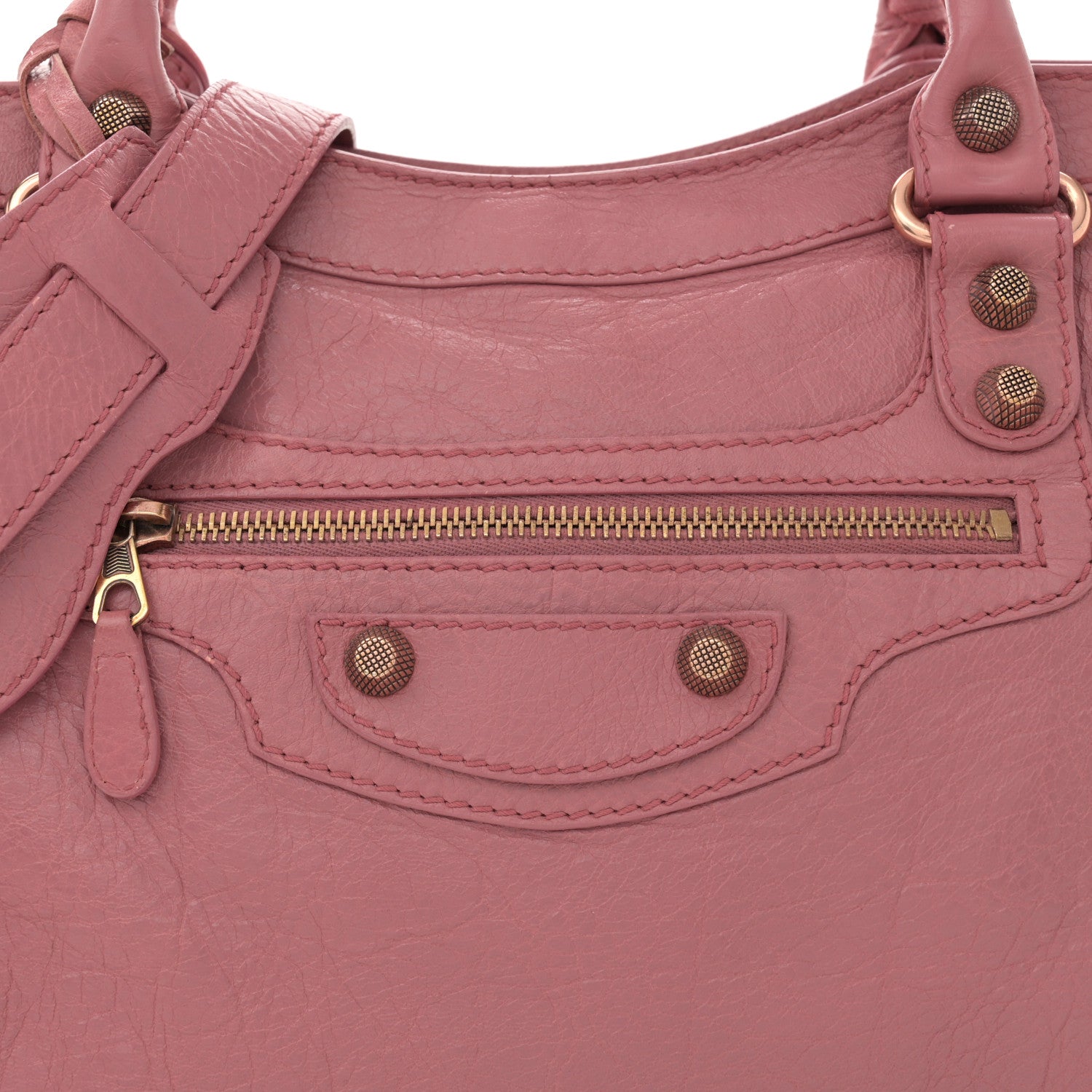 Balenciaga Agneau Giant 12 Rose Gold Hardware City Rose Bruyere 9 of 13