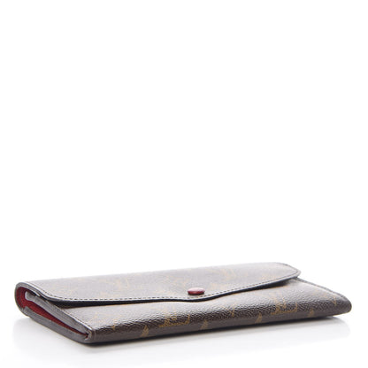 Louis Vuitton Monogram Emilie Wallet Red 4 of 15