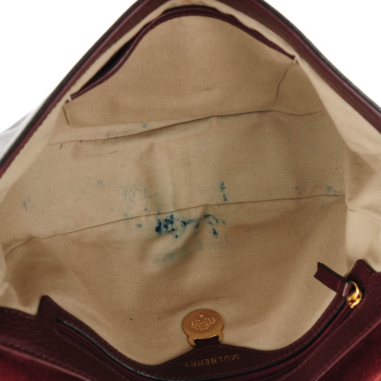 Soft Small Grain Tessie Satchel Oxblood