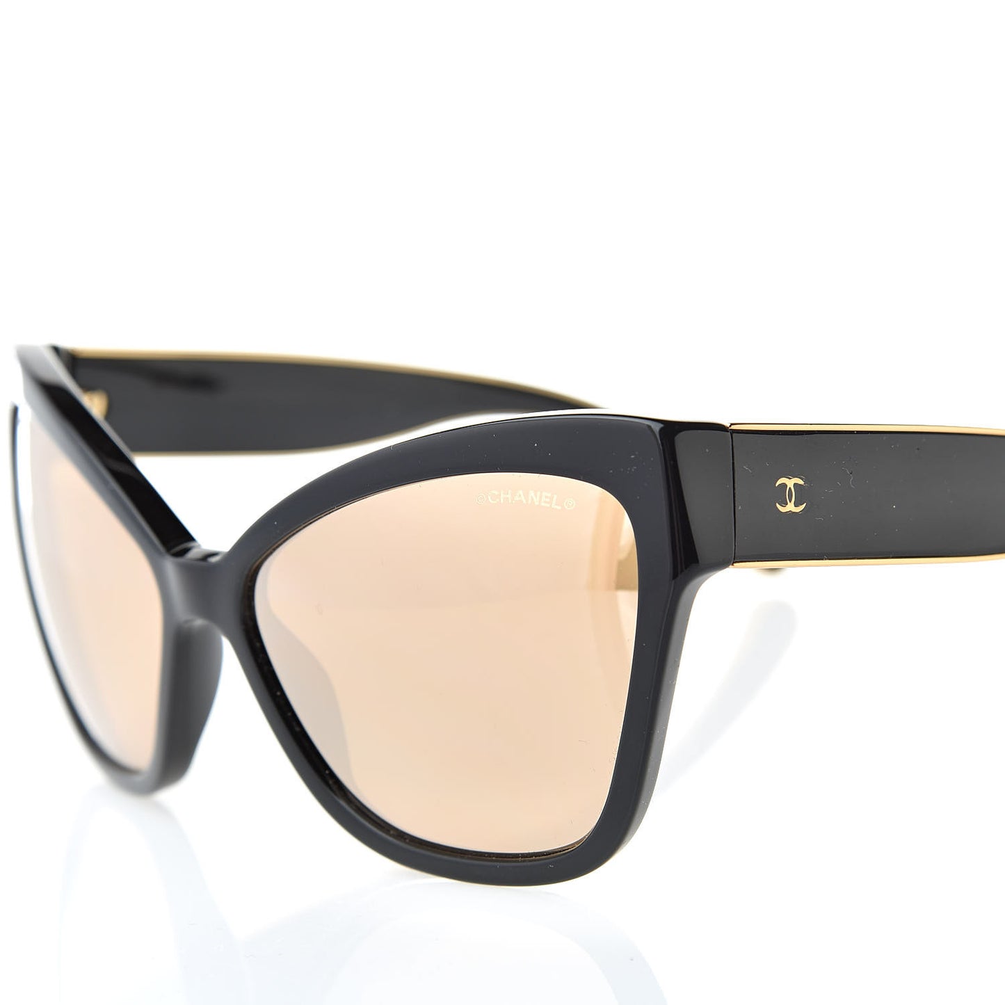 Acetate CC Cat Eye Sunglasses 5271 Black