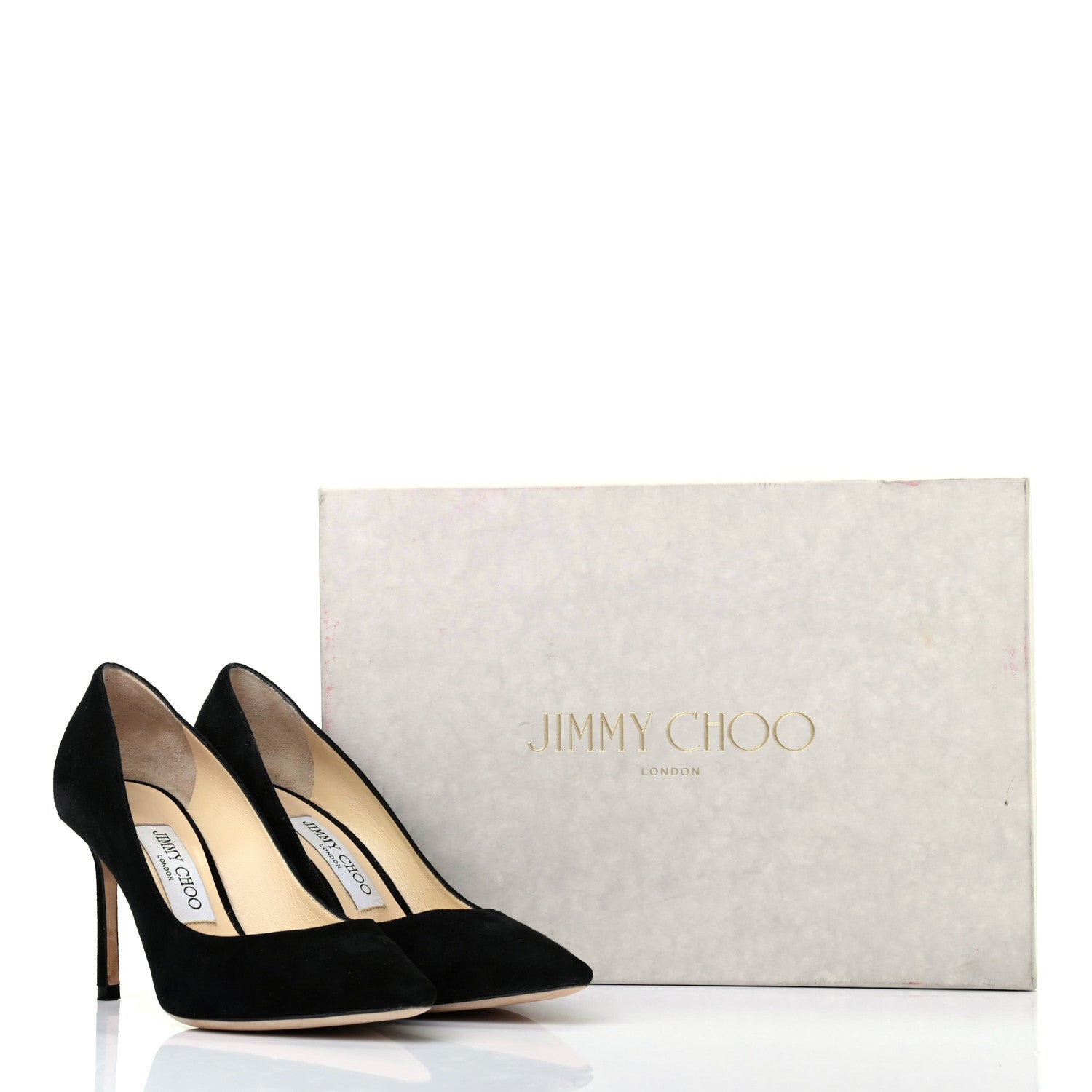 Jimmy Choo Suede Romy 85 Pumps 36.5 Black 11 of 11