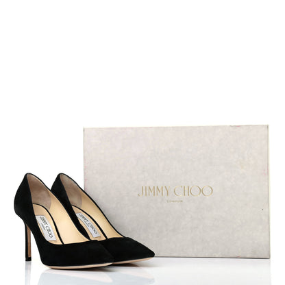 Jimmy Choo Suede Romy 85 Pumps 36.5 Black 11 of 11